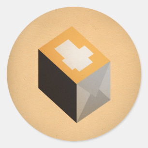 FLomm Power Gib: THE PACKAGE! Classic Round Sticker