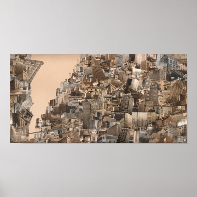FLommist Composition Nº9 „metropolis“ Poster (Front)
