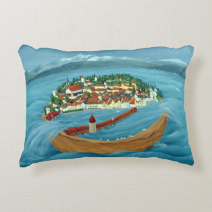 Flood 1999 decorative cushion