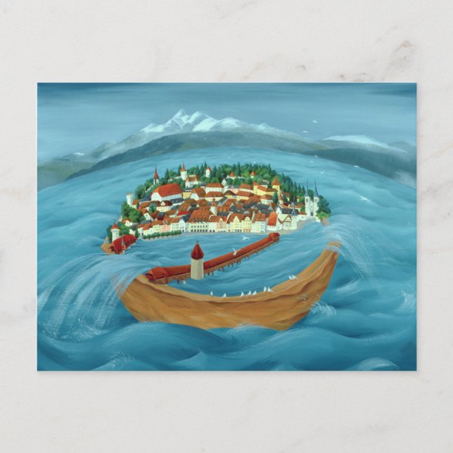 Flood 1999 postcard (Front)