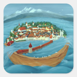 Flood 1999 square sticker