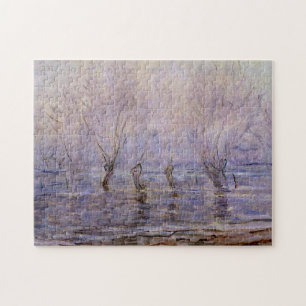 Flood at Giverny Monet Fine Art Jigsaw Puzzle