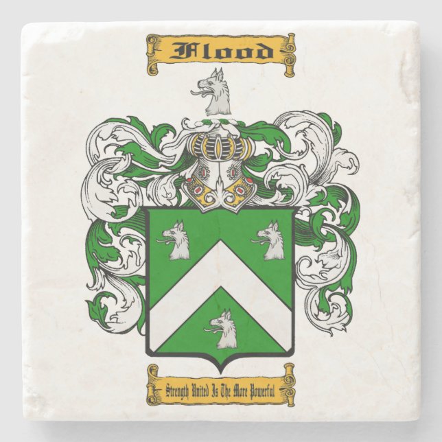 Flood (Irish) Stone Coaster (Front)