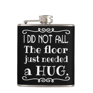 Floor Hug Funny Hip Flask