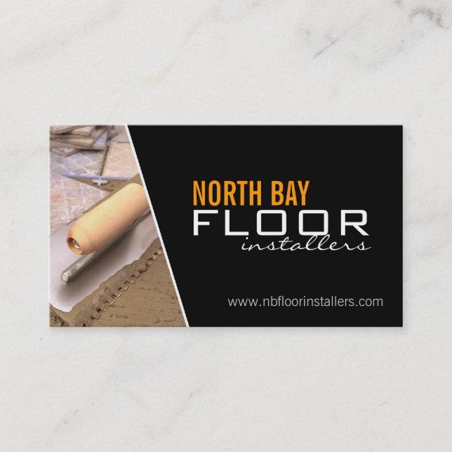 Floor Installers Business Cards (Front)