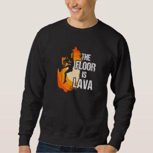 Floor Is Lava Climbing Extreme Sports Bouldering M Sweatshirt