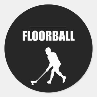 floorball classic round sticker