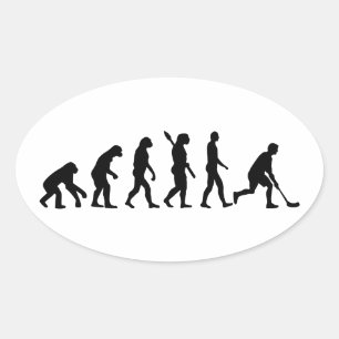Floorball Evolution Oval Sticker