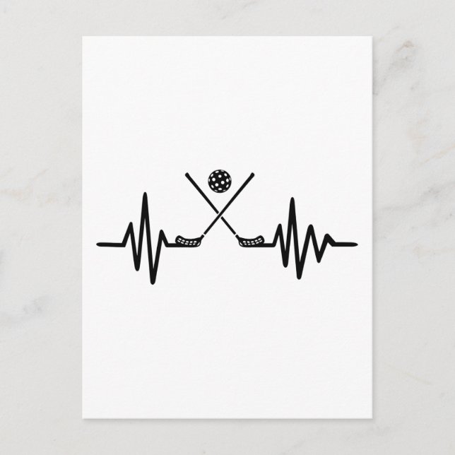 Floorball frequency postcard (Front)