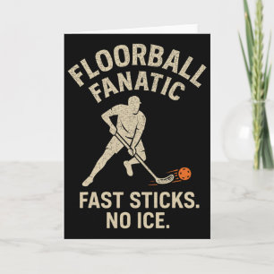 Floorbyll Fanatic Fast Sticks Indoor Hockey Team S Card