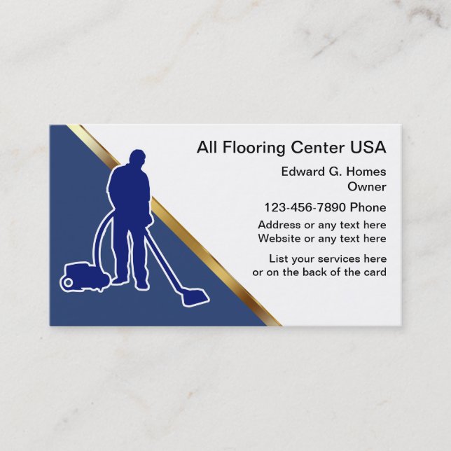 Flooring Business Cards (Front)