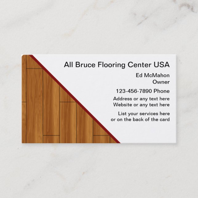 Flooring Business Cards (Front)