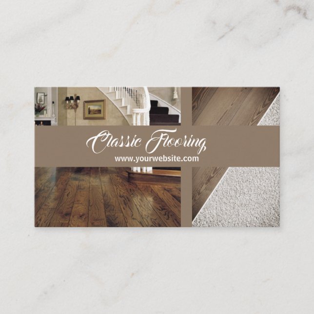 Flooring Company Business Card (Front)