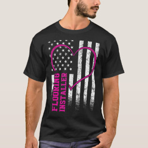 Flooring Installer Contractor Floor Installation T-Shirt