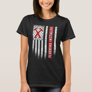 Flooring Installer Contractor Floor Installation T-Shirt