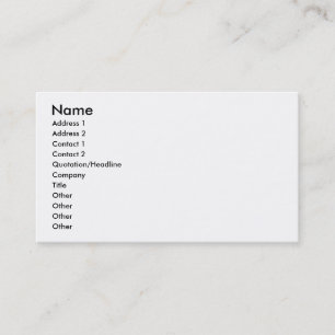 Flooring Pop Art Business Card
