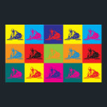 Flooring Pop Art Poster<br><div class="desc">Flooring Pop Art. If Flooring is your hobby,  occupation,  or obsession,  show it with great Flooring t-shirts,  mugs,  stickers,  and more.  They're also great gifts for other Flooring fans!</div>