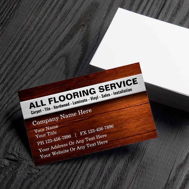 Flooring Services Business Cards (Creator Uploaded)