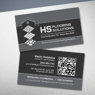 Flooring Solutions Tile Hardwood Stone Floors Business Card