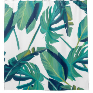 Floors sheets tropical nature shower curtain