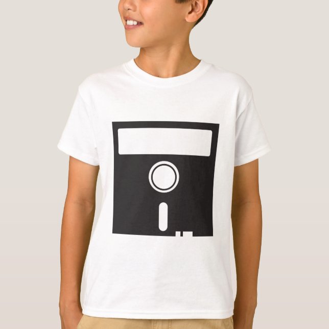 Floppy disc disc for old skool computer T-Shirt (Front)