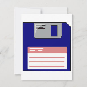 Floppy Disc Invitations