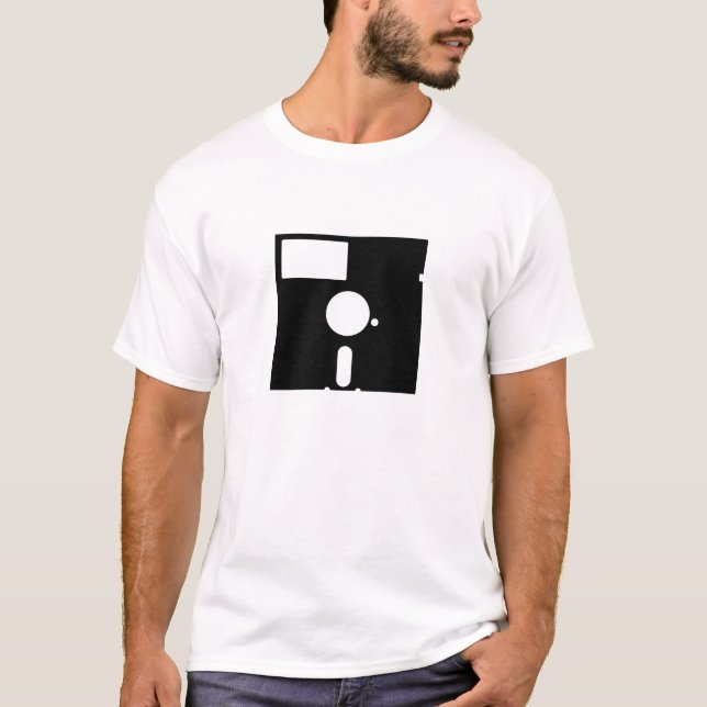 Floppy Disc Pictogram T-Shirt (Front)