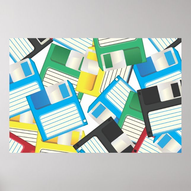 Floppy Discs Poster (Front)