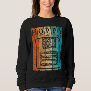 Floppy Disk Periodic Table Elements Computer Nerd  Sweatshirt