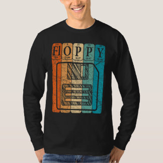 Floppy Disk Periodic Table Elements Computer Nerd  T-Shirt