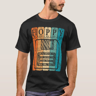 Floppy Disk Periodic Table Elements Computer Nerd  T-Shirt