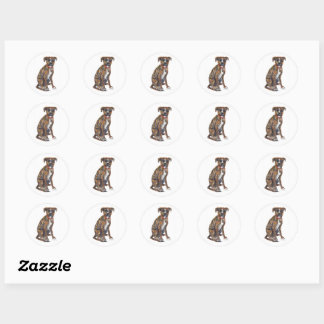 floppy eared fractured tail Rescue pup sticker