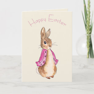 Flopsy Beatrix Potter the Easter bunny rabbit Card