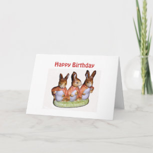 Flopsy, Mopsy and Cottontail Card