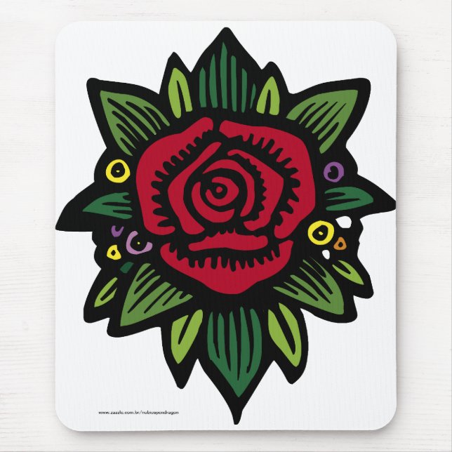 Flor Bela Mouse Pad (Front)