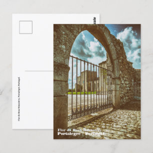 Flor da Rosa Monastery. Portalegre, Portugal. Postcard