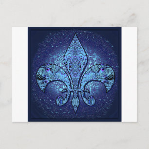 Flor De Lis lt.png Postcard