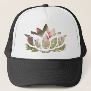 Flor de Loto con Flores Trucker Hat