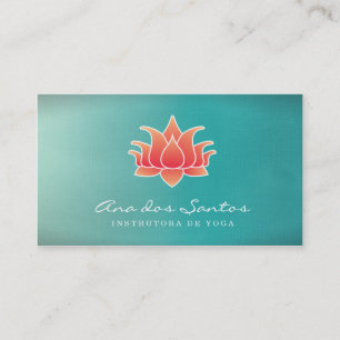 Flor de Lótus Cartão de Visita Business Card