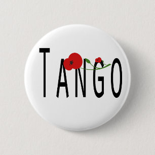Flor de Tango 6 Cm Round Badge