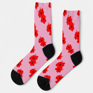 Flor del Encanto Pink Socks