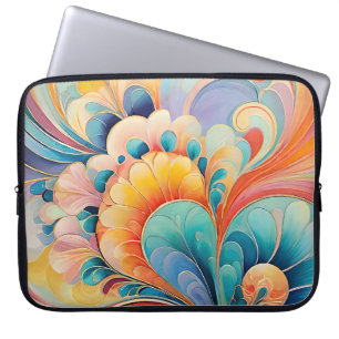 Flora 3 Floral Pastel Laptop Case