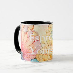 Flora 5 Floral Pastel Combo Mug