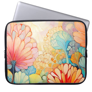 Flora 5 Floral Pastel Laptop Case