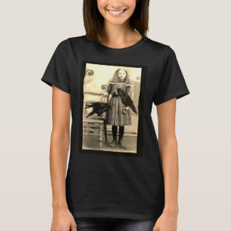 Flora and her Pet Ravens T-Shirt