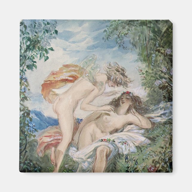 Flora and Zephyr Magnet (Front)