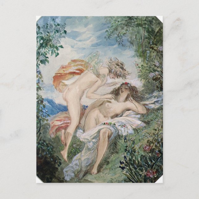 Flora and Zephyr Postcard (Front)