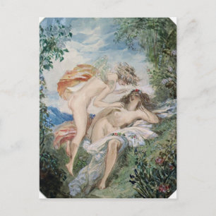 Flora and Zephyr Postcard