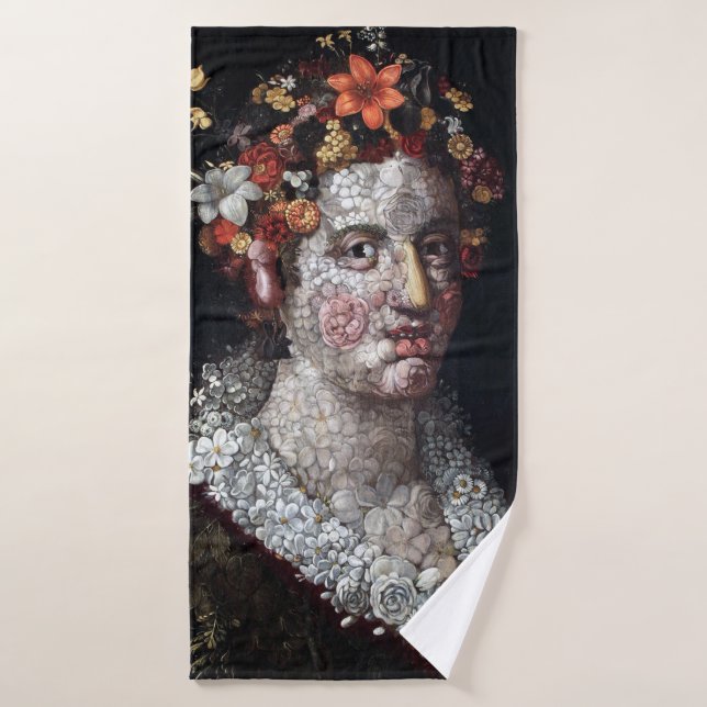 Flora, Arcimboldo Bath Towel (Bath Towel)