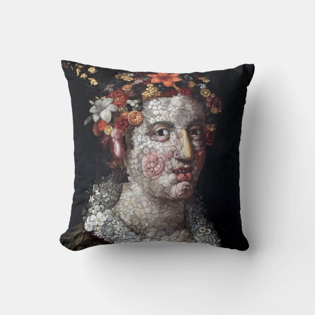Flora, Arcimboldo Cushion (Front)